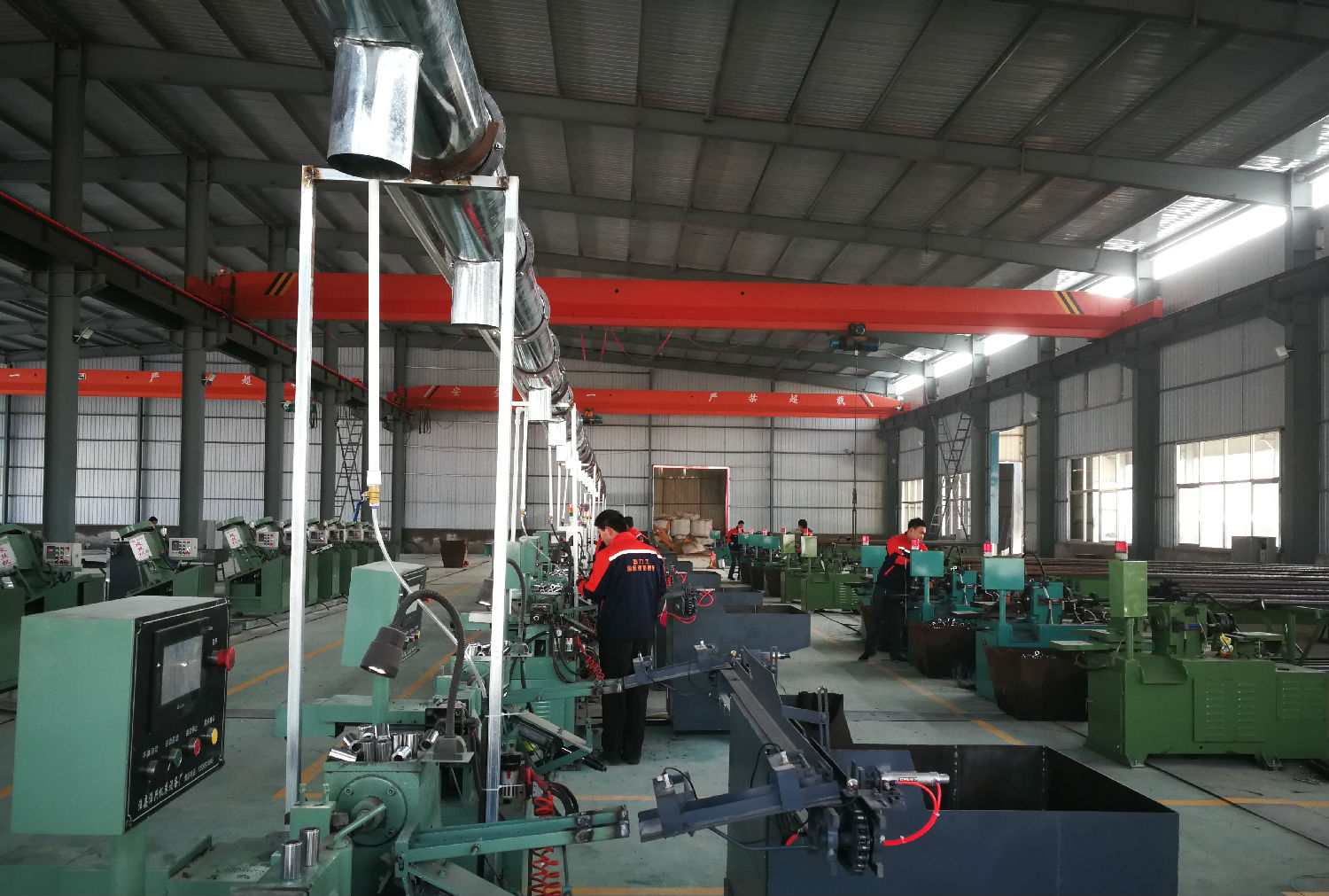 鋼筋套筒生產(chǎn)車間示意圖 鋼筋套筒生產(chǎn)車間示意圖